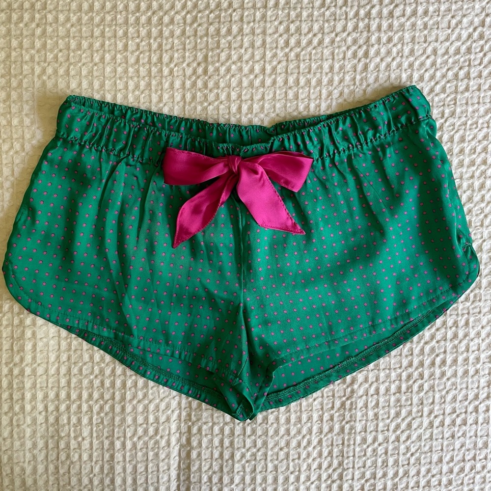 Satin lounge shorts from Aerie